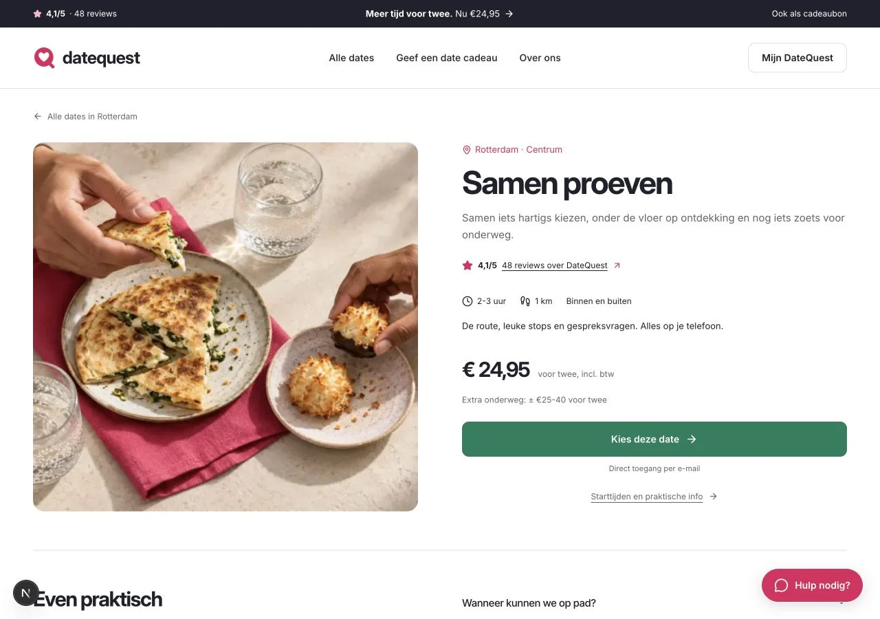 De DateQuest-webshop